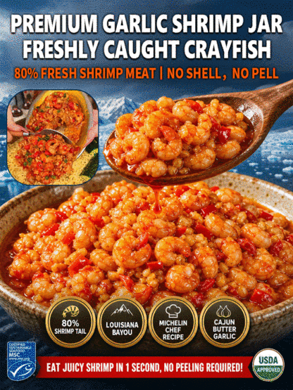 🚀 Wild Gulf Shrimp: 1 Bite to Coastal Luxury, No more cheap imported plastic shrimp!