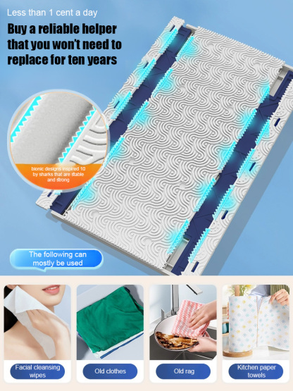 Automatic Mop 2.0 Keeps Your Hands Clean, No Need to Wash Your Hands, Say Goodbye to Scratching Your Hair!