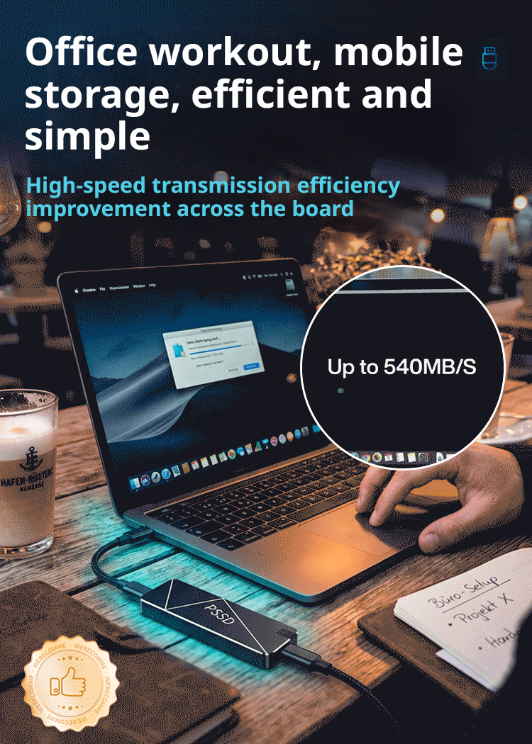 16TB Military-Grade Portable Hard Drive – Factory Price, Limited to 200 Units!