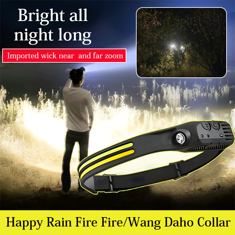 ACA Recommended + UL1576 Certified, this wave-sensor COB headlamp is an essential for outdoor work!😍