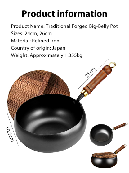 💯 Imported from Germany, this non-stick pan is used by chefs in five-star restaurants. Compatible with all stovetops, it can handle frying, boiling, stir-frying, and grilling all in one pan!
