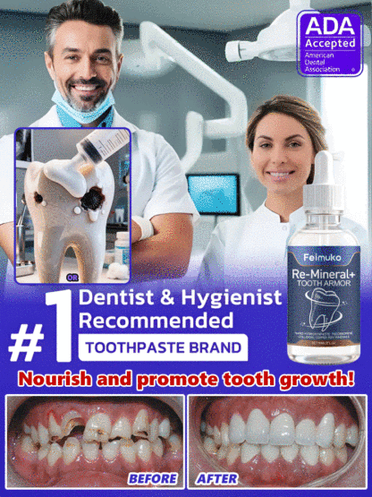 😱The truth dentists don't want you to know! Natural herbal extracts🌿 + exclusive bone regeneration factors, activating natural tooth root growth from the source, clinically proven 98% effective✅, helping you grow real teeth!