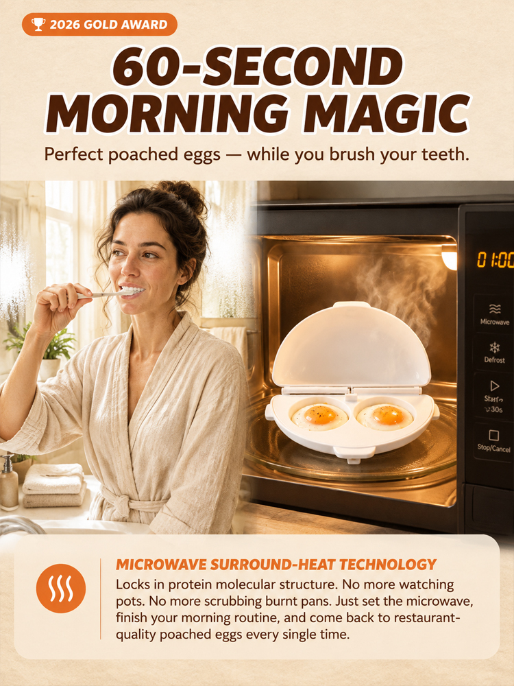 🏆⚡ FDA-Approved 2-in-1 Steamer Blast-Cooks Michelin Eggs in 60s!
