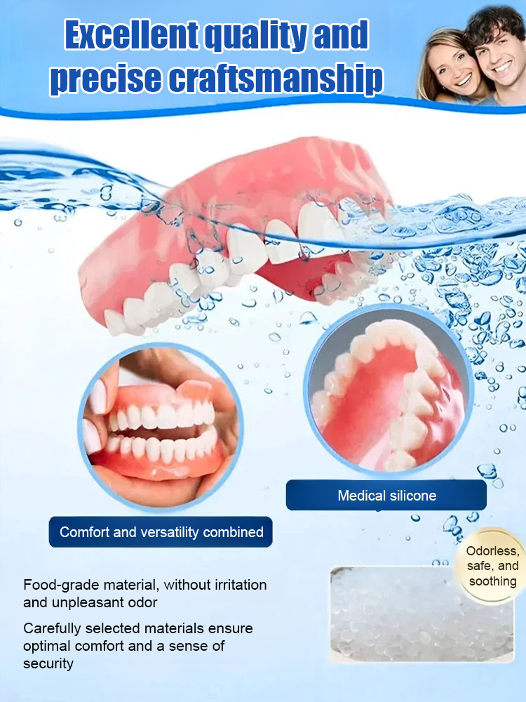 Stop hiding your teeth! Instantly achieve a million-dollar smile. Professional-grade kit. Witness the miracle! Get a perfect smile in just one second. Invisible and natural—corrects misaligned teeth.