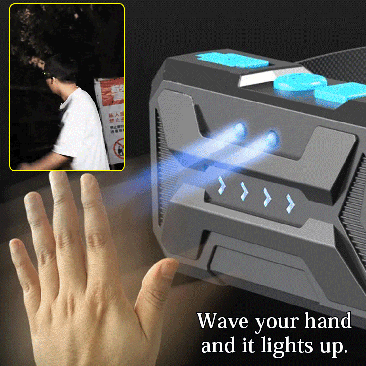 ACA Recommended + UL1576 Certified, this wave-sensor COB headlamp is an essential for outdoor work!😍