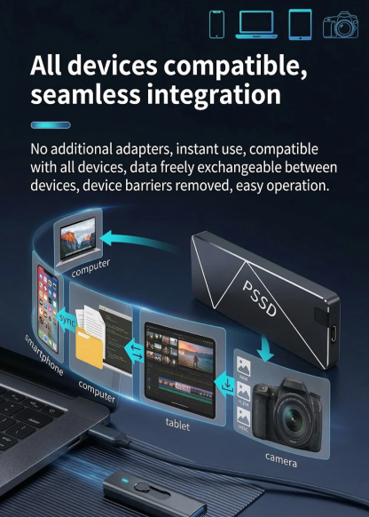 16TB Military-Grade Portable Hard Drive – Factory Price, Limited to 200 Units!