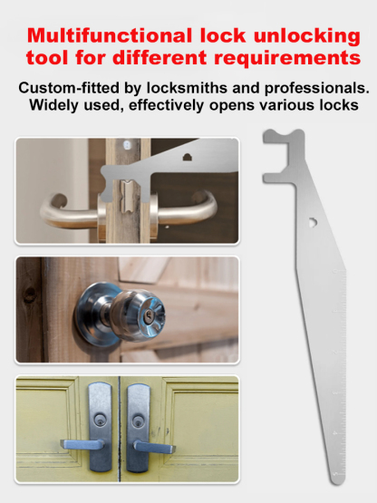 Stop wasting money on inferior tools that fail in emergencies. Invest in this #1 emergency lock picking tool used by first responders and locksmiths across the United States.