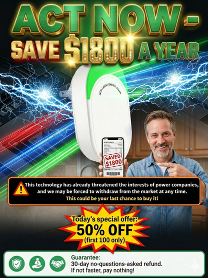 Officially certified by the U.S. Department of Energy, this smart technology stabilizes voltage and current, completely eliminating unnecessary power loss and reducing electricity bills by up to 50%.