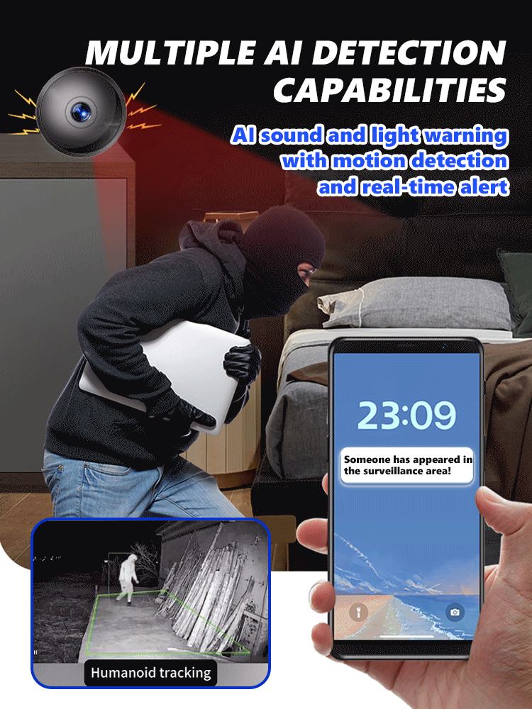 Military-grade lens, ultra-clear audio. Glare-free night vision. 24/7 protection for your home. 50% off today.🔥