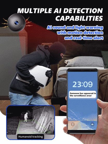 Military-grade lens, ultra-clear audio. Glare-free night vision. 24/7 protection for your home. 50% off today.🔥
