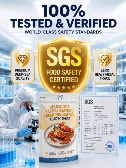 🚀 Geographic-Origin Crab: 1-bite to instant cellular vitality, No more fake seafood!