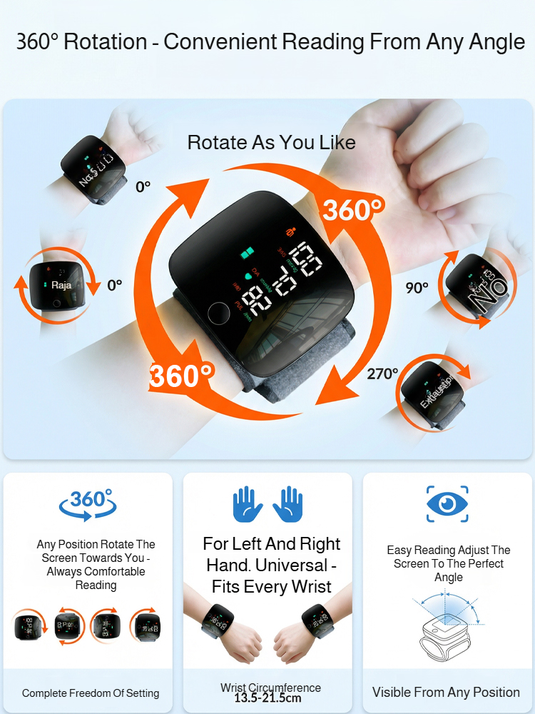 🧐 Painless blood pressure and blood sugar measurement in 30 seconds, German technology on your wrist. Limited stock available!