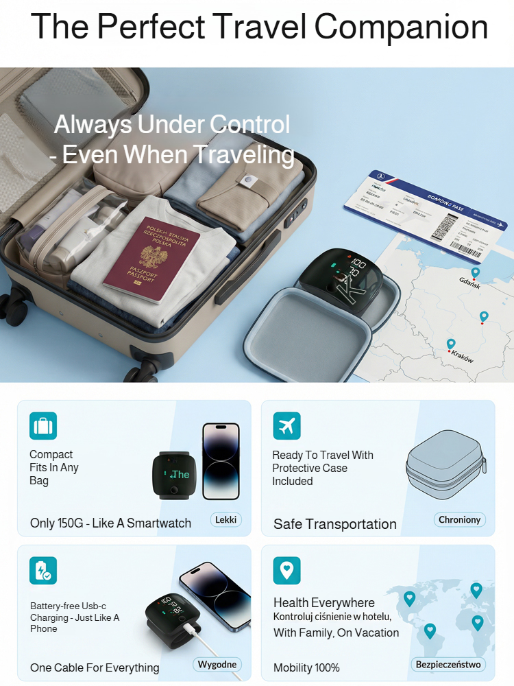 🧐 Painless blood pressure and blood sugar measurement in 30 seconds, German technology on your wrist. Limited stock available!