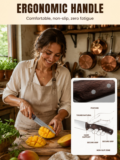 Aerospace-grade alloy blades ensure 20 years of lasting sharpness. Slicing meat is as easy as cutting tofu.