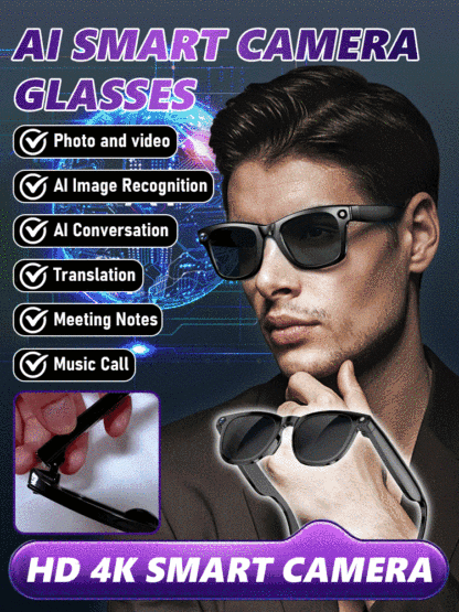 🤩These AI smart glasses with a camera offer a 14-day free trial with a full refund if unsatisfactory. 🌸They also come with a 30-year warranty.