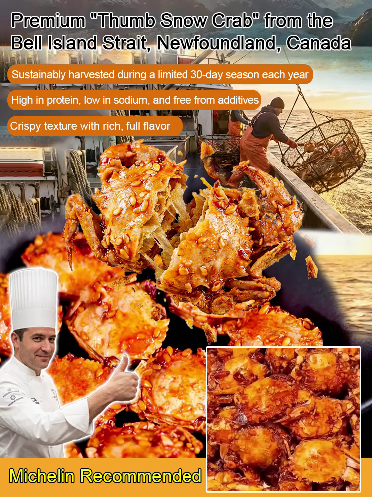 Buy one get one free: Alaskan snow crab ready-to-eat crispy crab