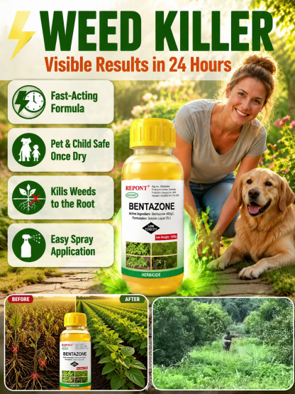🔥 Weeds Never Grow Again! One spray kills them from the root, no weeds for 3 years!  🔬 【International Top Agricultural and Forestry Technology Laboratory】5 Years of Core R&D