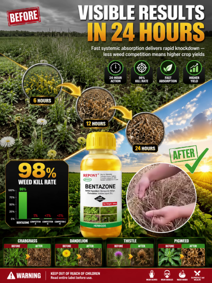 🔥 Weeds Never Grow Again! One spray kills them from the root, no weeds for 3 years!  🔬 【International Top Agricultural and Forestry Technology Laboratory】5 Years of Core R&D