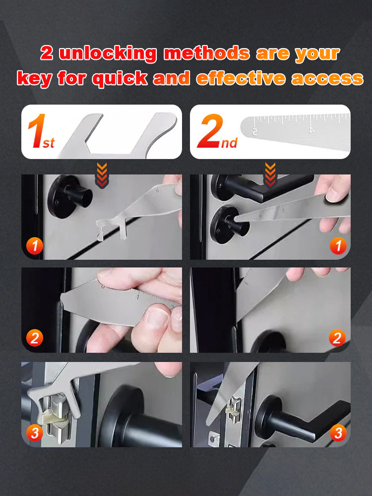 Stop wasting money on inferior tools that fail in emergencies. Invest in this #1 emergency lock picking tool used by first responders and locksmiths across the United States.