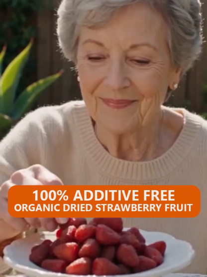 🚀 Premium Vitamin C-Rich Dried Strawberries: Reveal a radiant, healthy complexion every day—say goodbye to dullness and fatigue!
