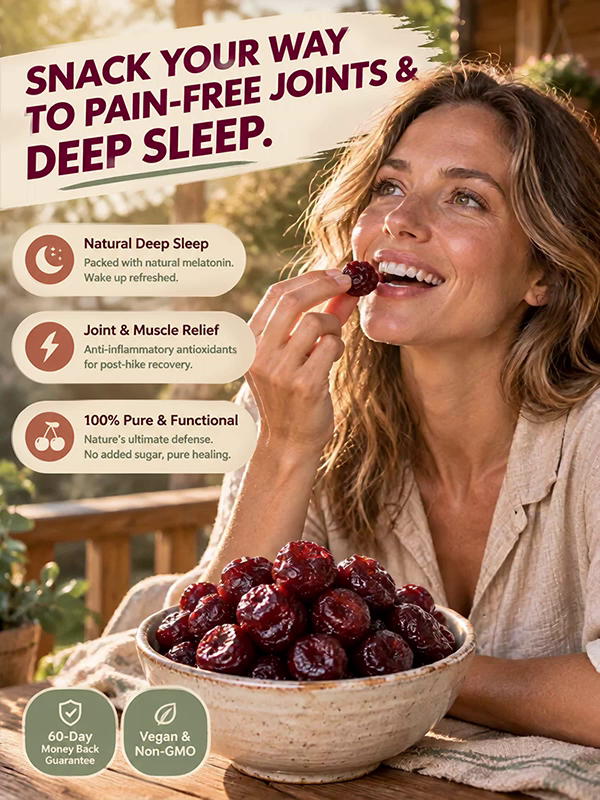 [Say Goodbye to Joint Aches and Swelling] Premium Montmorency Dried Cherries