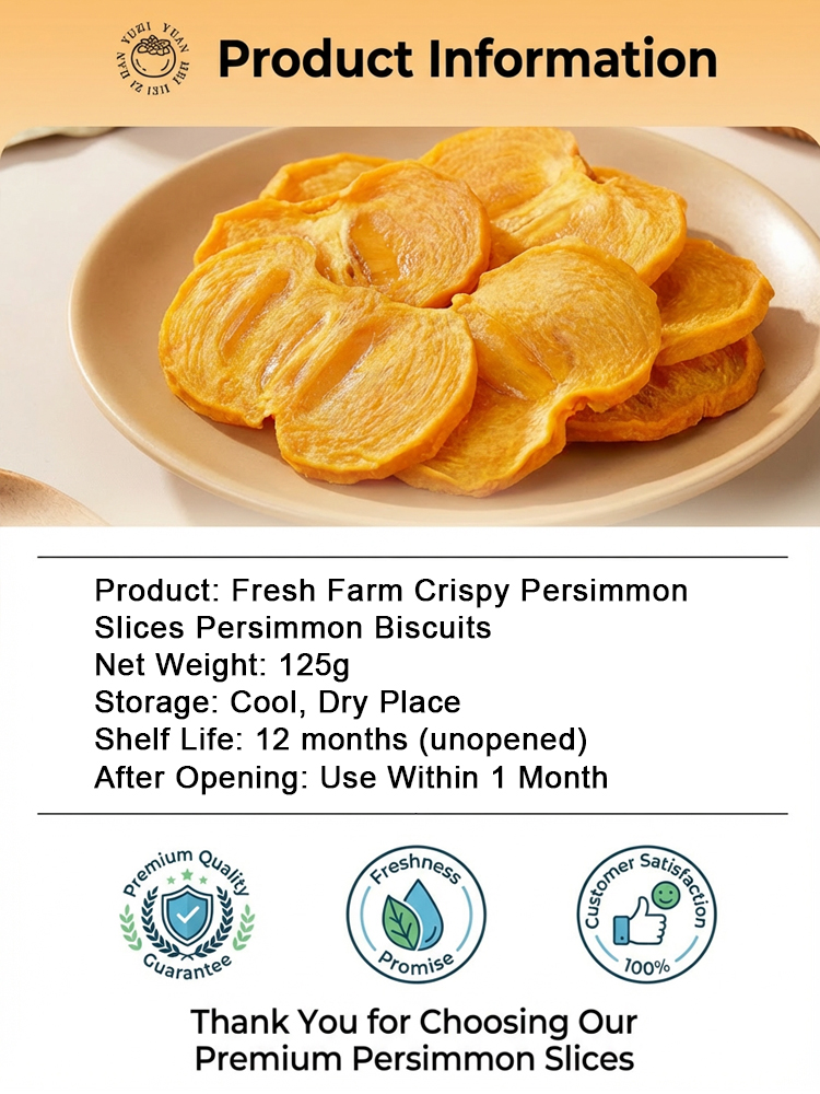 Fresh Farm Crispy Persimmon Chips Snack