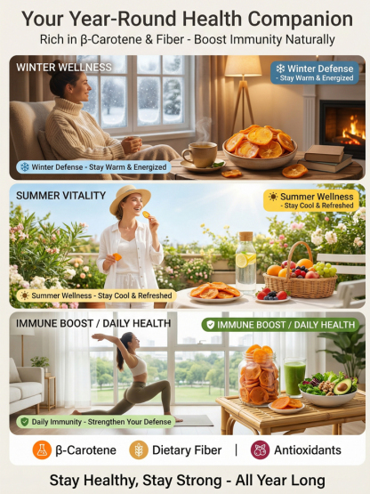 Fresh Farm Crispy Persimmon Chips Snack