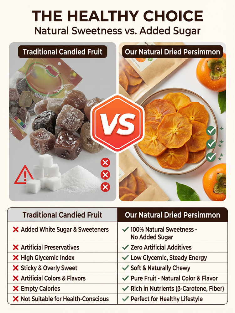 Fresh Farm Crispy Persimmon Chips Snack