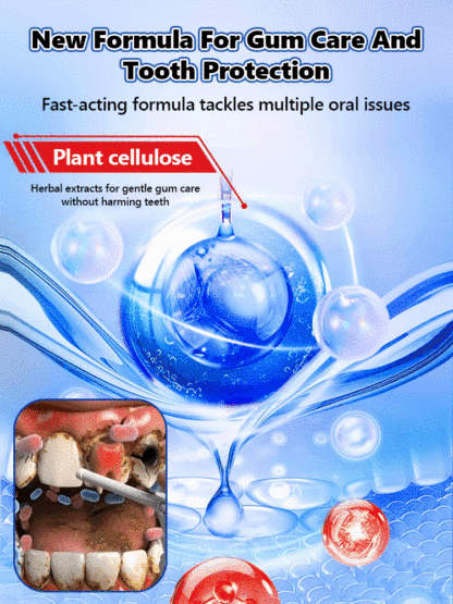 🩺Professional Gum Repair and Tissue Regeneration Gel🛡 Painlessly solves gum recession, loose teeth, and bleeding gum problems. 🌿 Clinical-grade natural oral care essence.