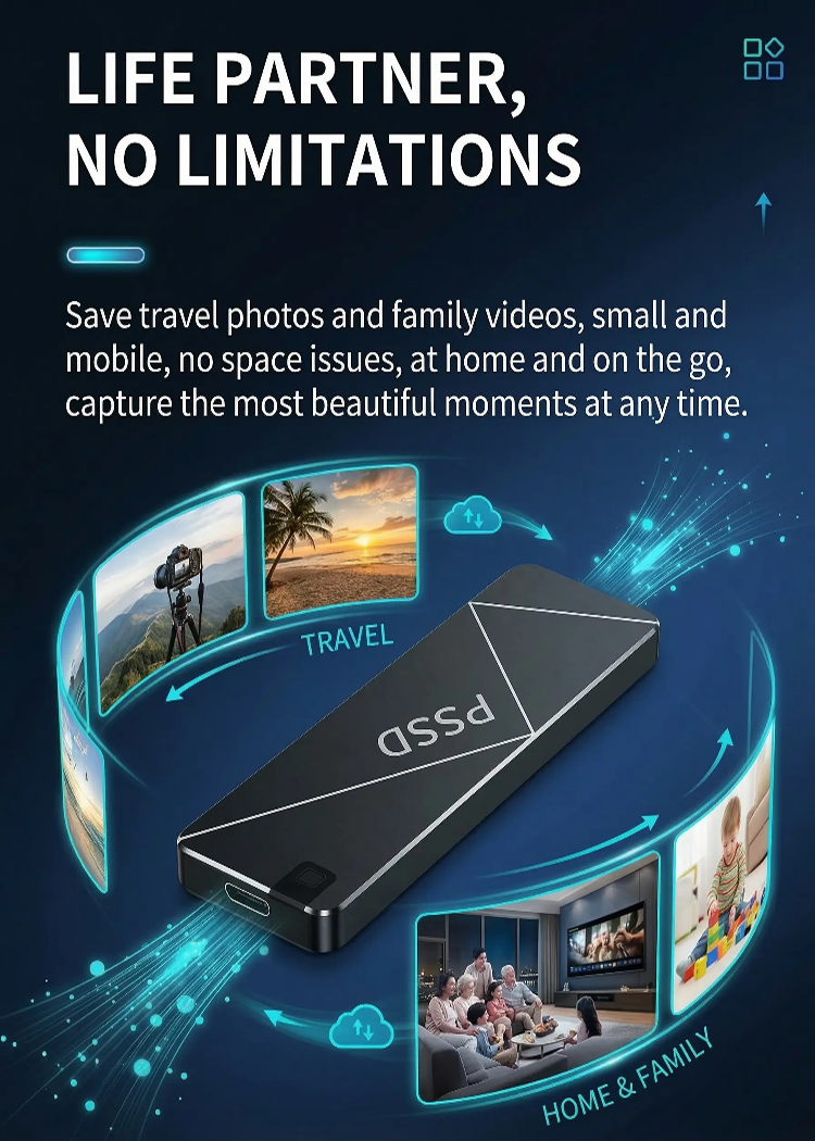 16TB Military-Grade Portable Hard Drive – Factory Price, Limited to 200 Units!