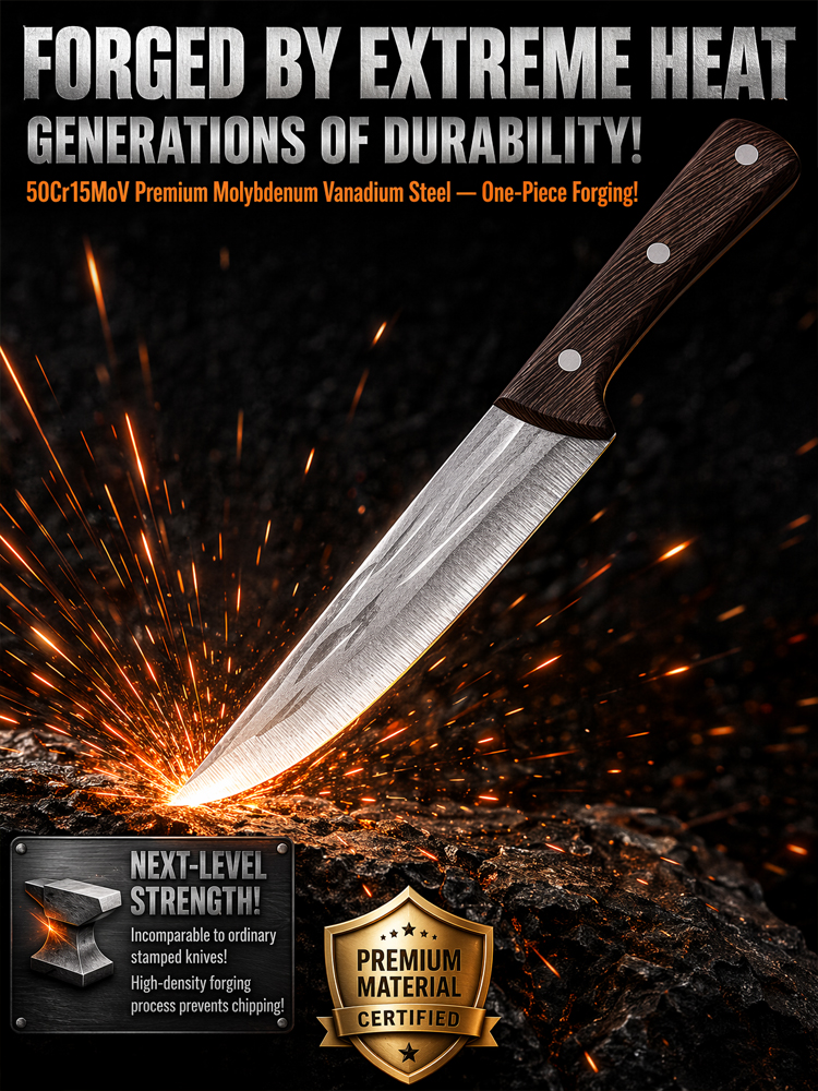 Aerospace-grade alloy blades ensure 20 years of lasting sharpness. Slicing meat is as easy as cutting tofu.