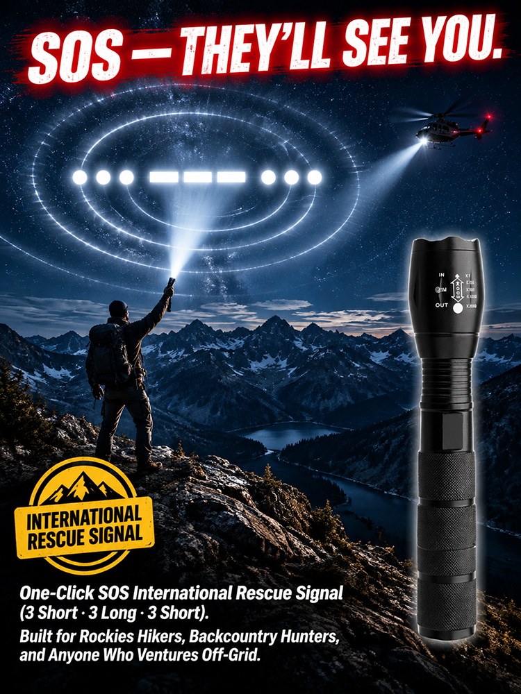  🚀 Tactical Night Cannon: Pierce 2000m darkness instantly, No more blind spots!