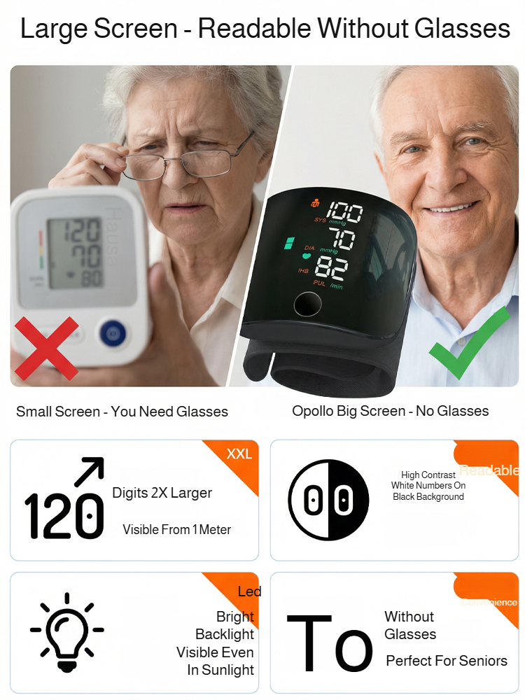🧐 Painless blood pressure and blood sugar measurement in 30 seconds, German technology on your wrist. Limited stock available!