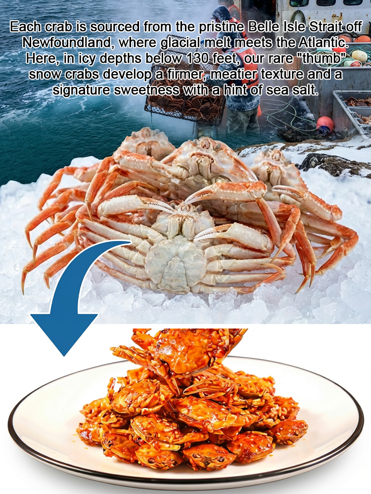 Buy one get one free: Alaskan snow crab ready-to-eat crispy crab