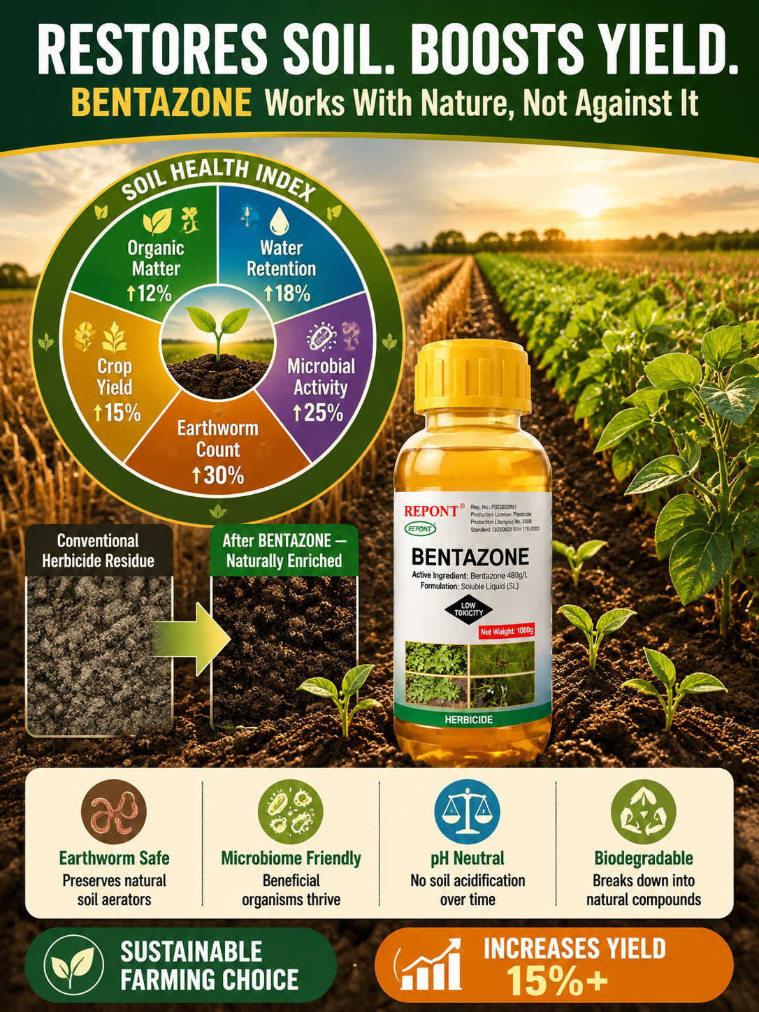 🔥 Weeds Never Grow Again! One spray kills them from the root, no weeds for 3 years!  🔬 【International Top Agricultural and Forestry Technology Laboratory】5 Years of Core R&D