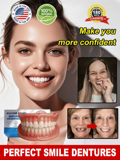 Get Perfect Dentures at Home in Just 3 Minutes—Create a Hollywood-Worthy, Dazzling Smile! ✨🦷