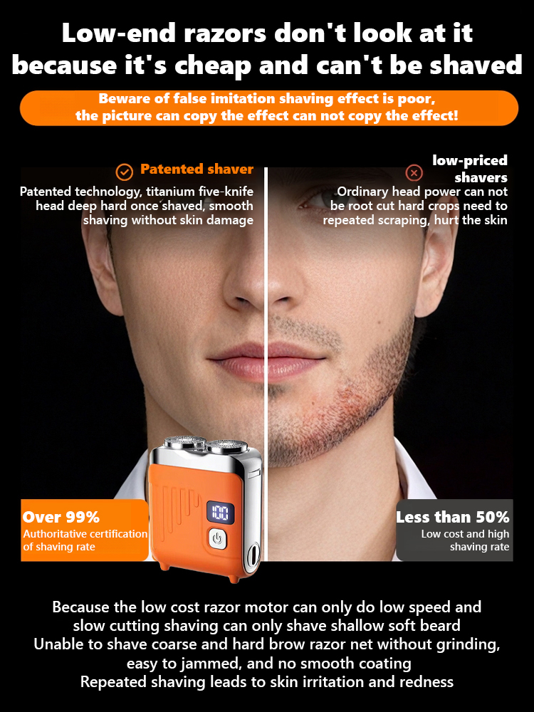 The latest full-body shaver developed by the University of Munich won first place at the Berlin exhibition! 🏆 Lifetime warranty.