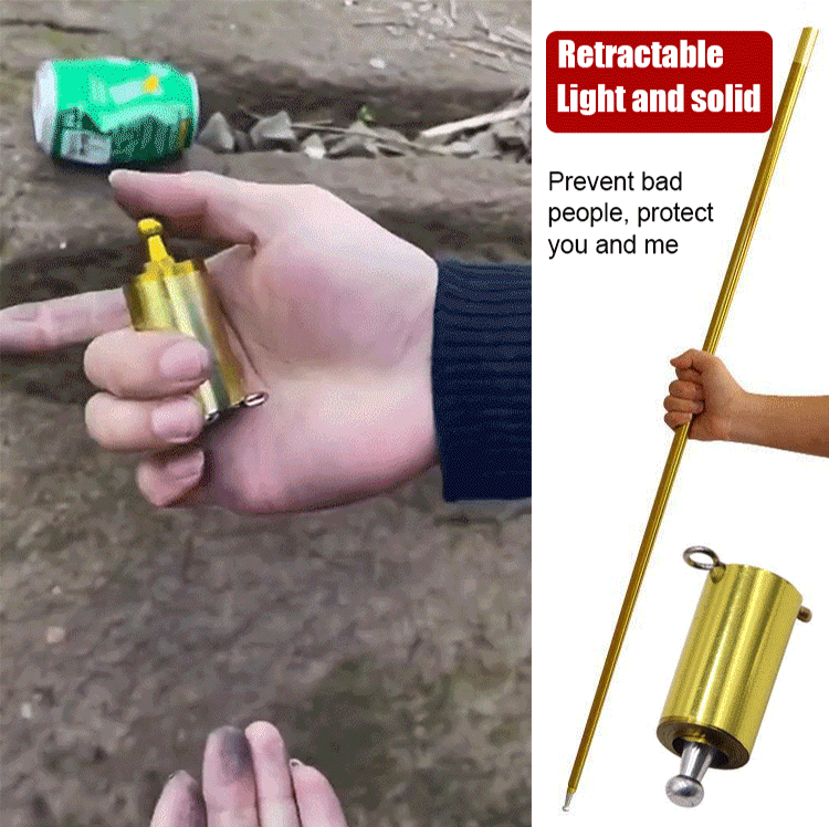 Self-defense weapon~❤️Automatic retractable self-defense baton/hiking pole