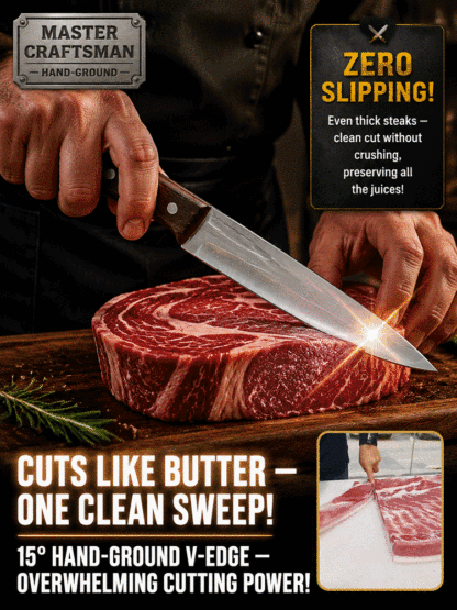 Aerospace-grade alloy blades ensure 20 years of lasting sharpness. Slicing meat is as easy as cutting tofu.