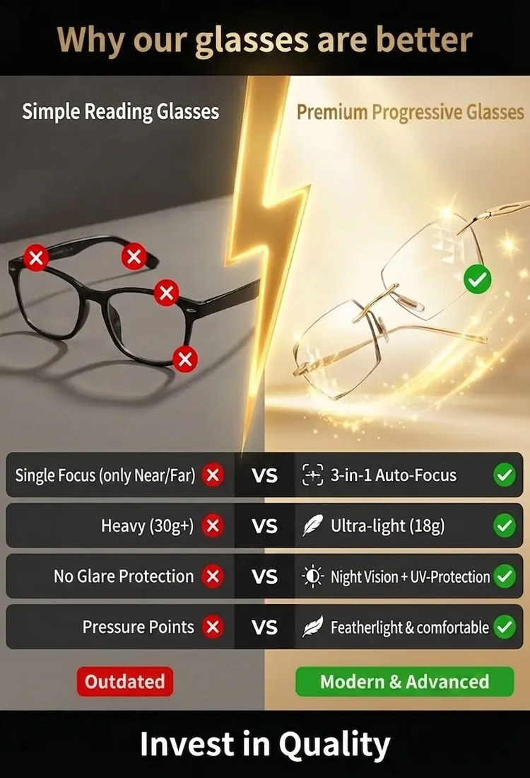 Clinically proven by the Eye Institute! 🏥  Blocks 99% of blue light 🛡️, instantly transforming into sunglasses outdoors! ☀️➡️🕶️