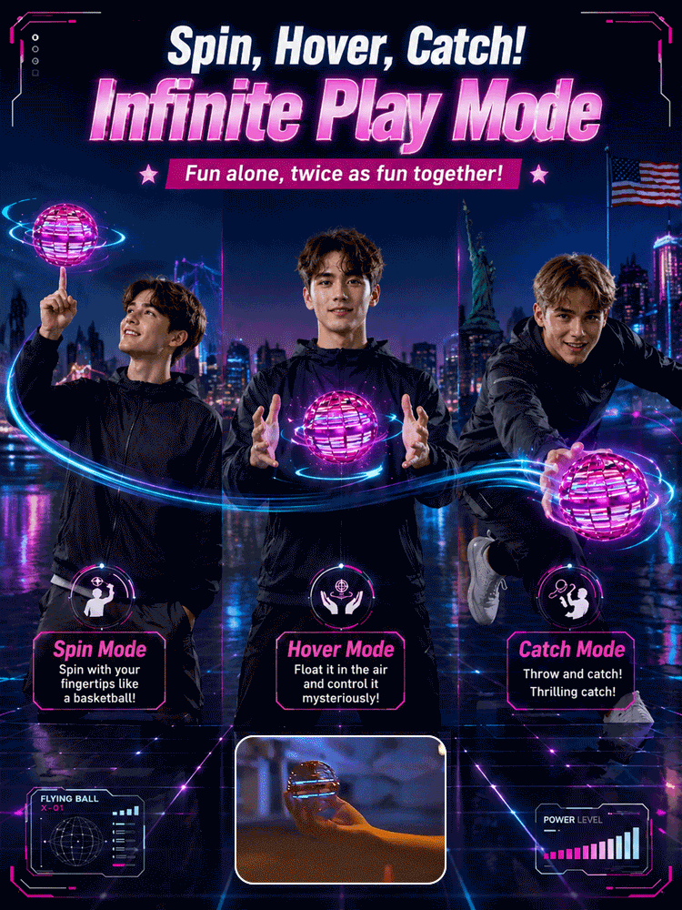 🚀 Magic Pro-Flyer: 1 Toss to Gravity-Defying Stunts, No more screen addiction!