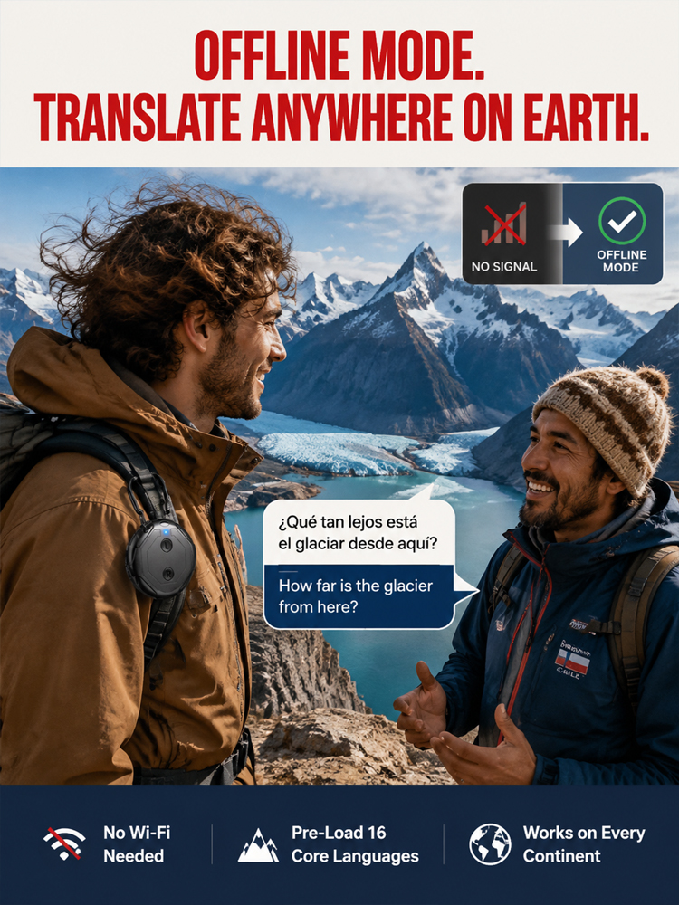 🚀 0.1s AI Translator: 144+ Languages, Offline Pro, Noise-Cancel 3-in-1