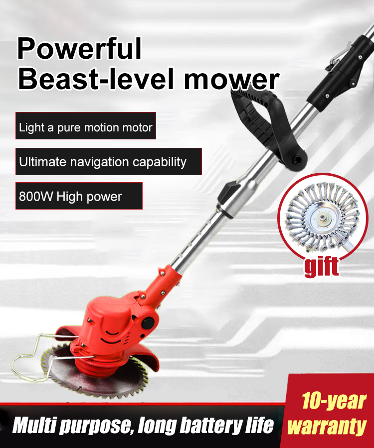 🚀 3-in-1 Beast: 1 Charge to 5000sq.ft Lawn, No more tangled cords!