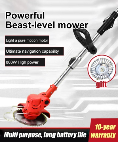 🚀 3-in-1 Beast: 1 Charge to 5000sq.ft Lawn, No more tangled cords!
