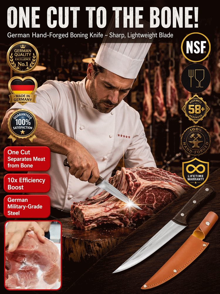 Aerospace-grade alloy blades ensure 20 years of lasting sharpness. Slicing meat is as easy as cutting tofu.