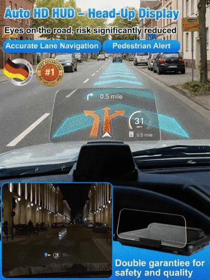 Head-Up Display (HUD) Car GPS Digital Speedometer
