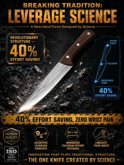 Aerospace-grade alloy blades ensure 20 years of lasting sharpness. Slicing meat is as easy as cutting tofu.