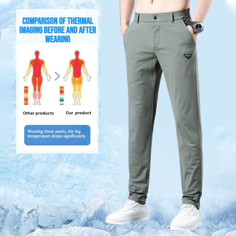 Elastic Straight Leg Casual Pants - Clearance Sale Countdown, Don't Miss Out! 🚨🔥