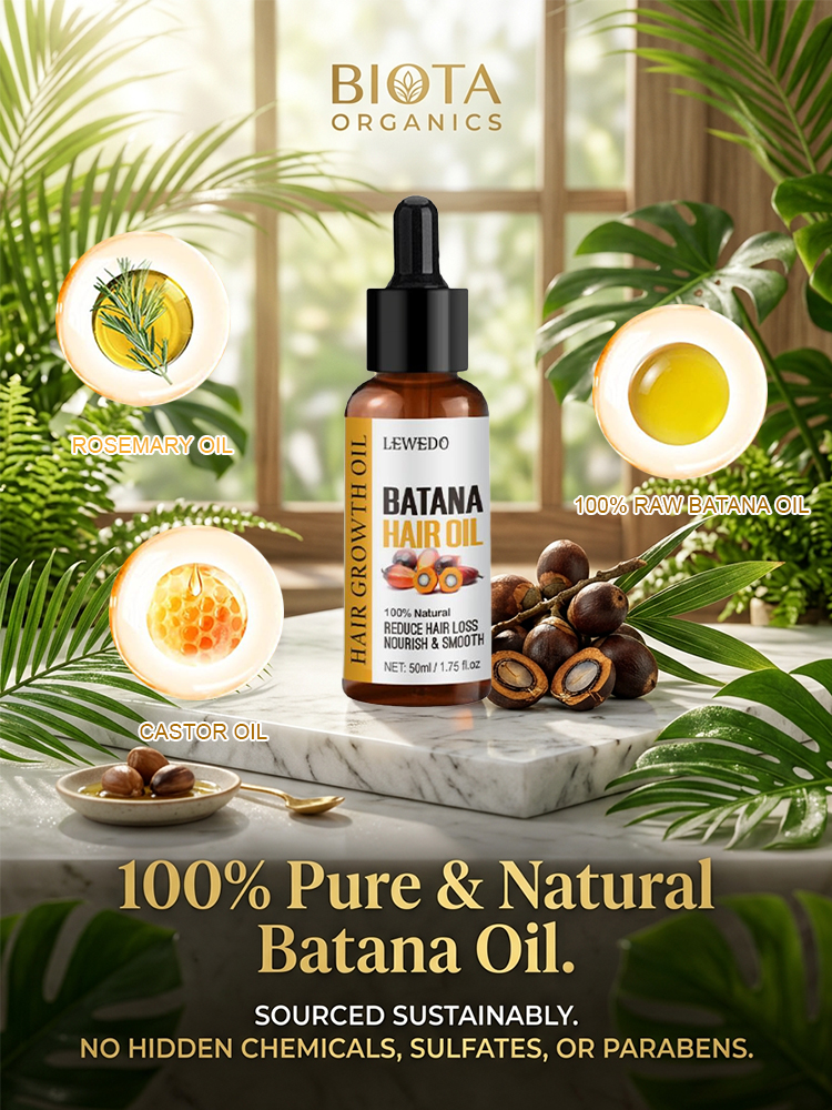 🌿Developed by Cambridge University, this hair growth oil features a pure plant-based formula that effectively improves hairline, hair whorl, and thinning hair on the crown.
