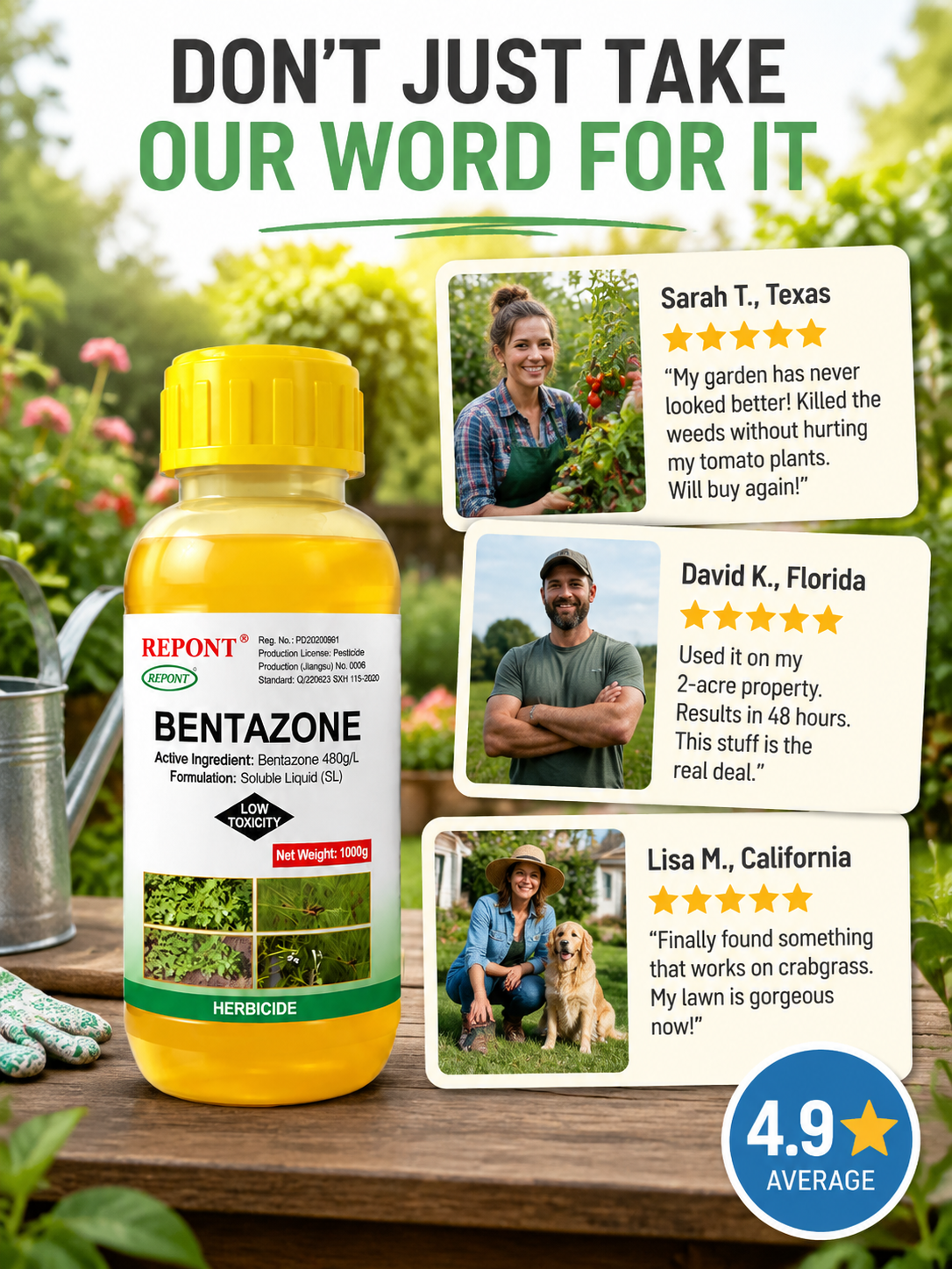 🔥 Weeds Never Grow Again! One spray kills them from the root, no weeds for 3 years!  🔬 【International Top Agricultural and Forestry Technology Laboratory】5 Years of Core R&D